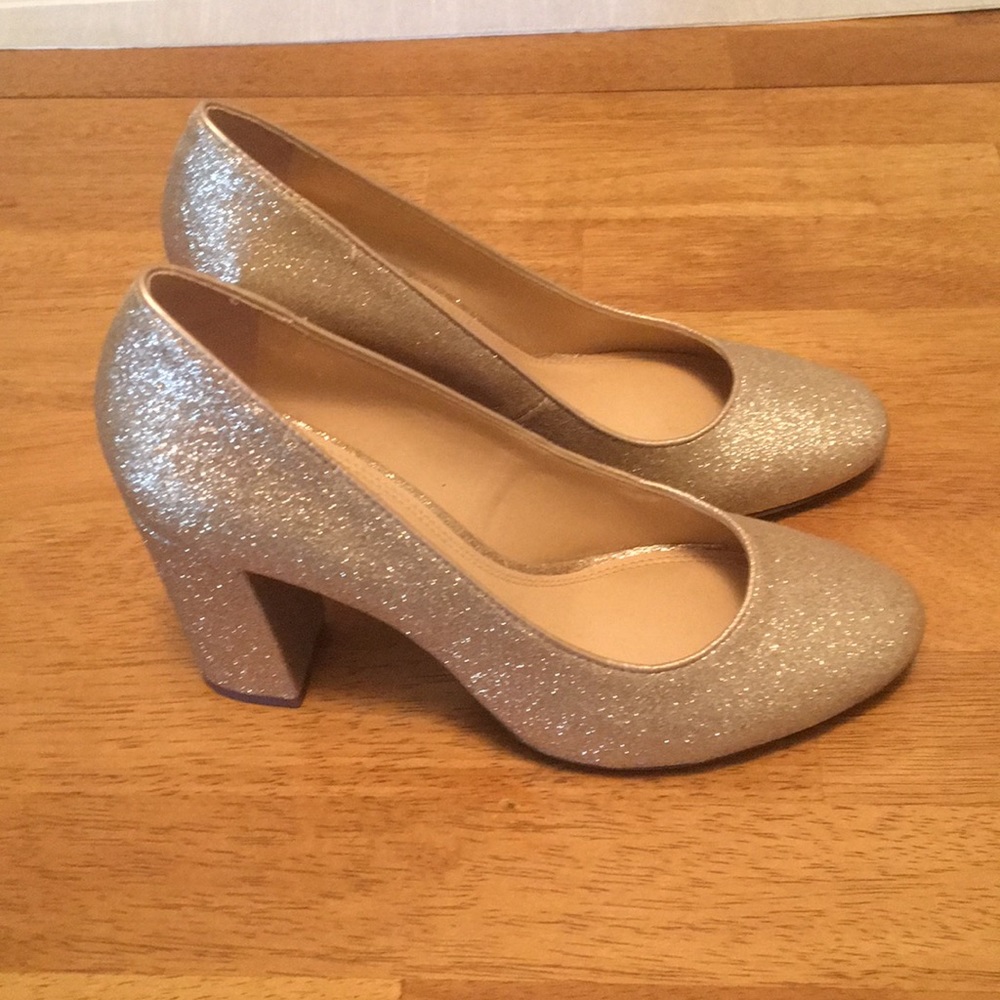 Women’s gold heels